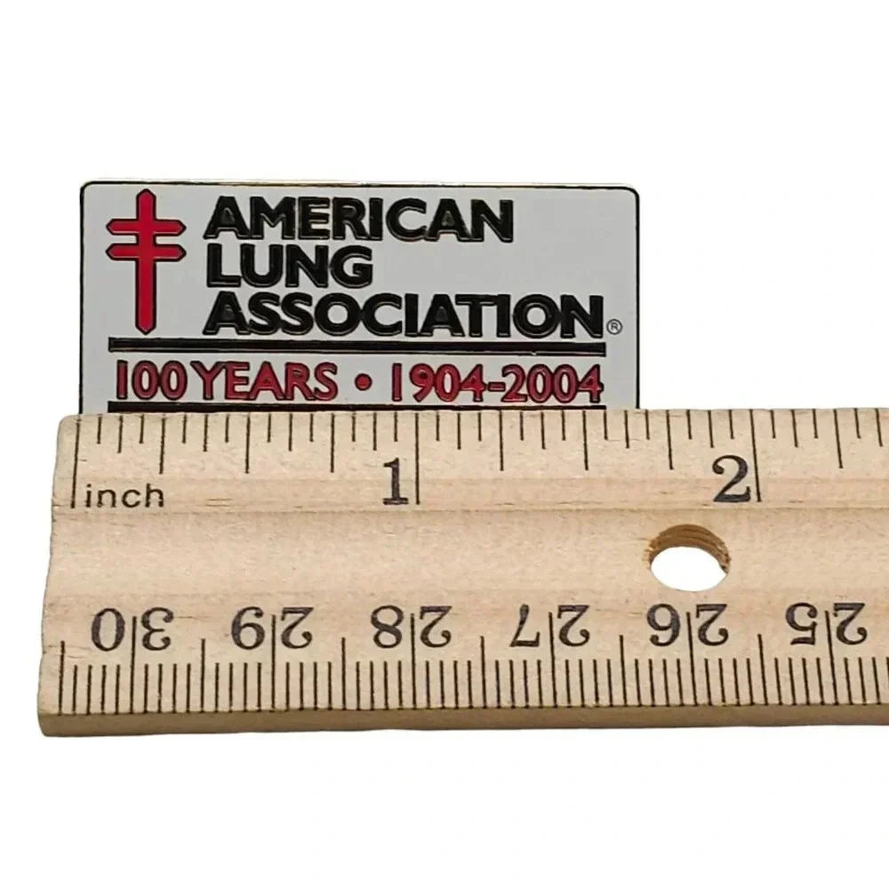 Enamel American Lung Association 100 Years. 1904-2004 Lapel Pin VTG